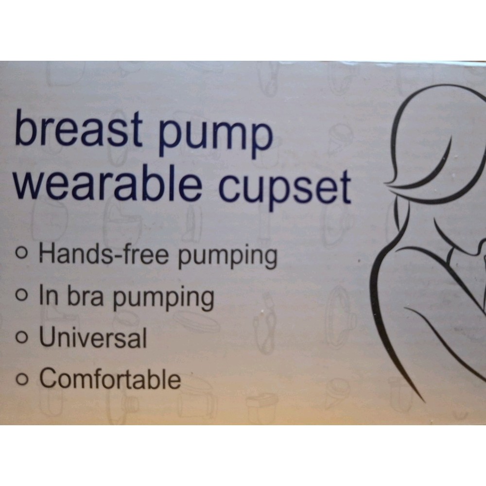 Universal Breast Pump Wearable Cup Set.