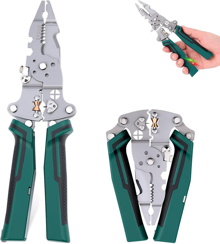 Multi-Function Foldable Wire Stripper Voltage Tester Professional Foldable