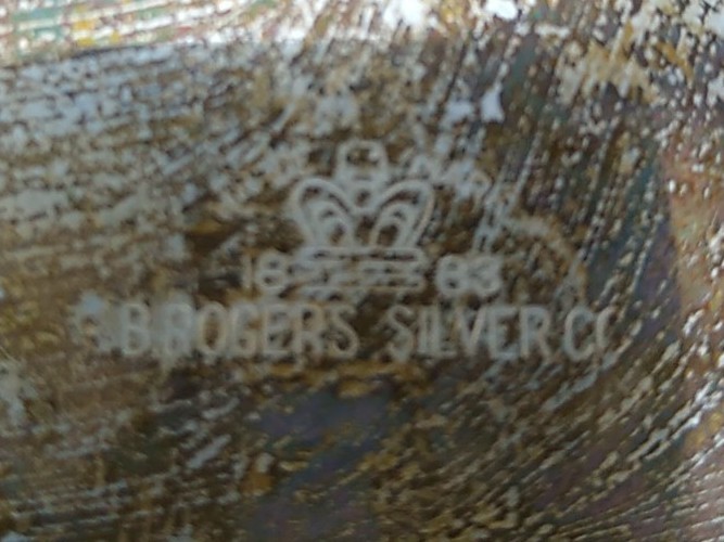 Vintage FB Rogers Silver Plated Footed Covered Serving Dish Or Buffet Server