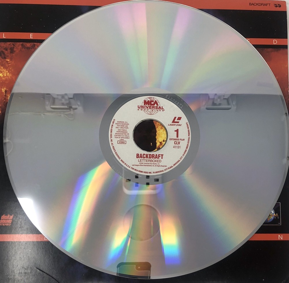 Backdraft (1991) - Laserdisc - Widescreen Kurt Russell