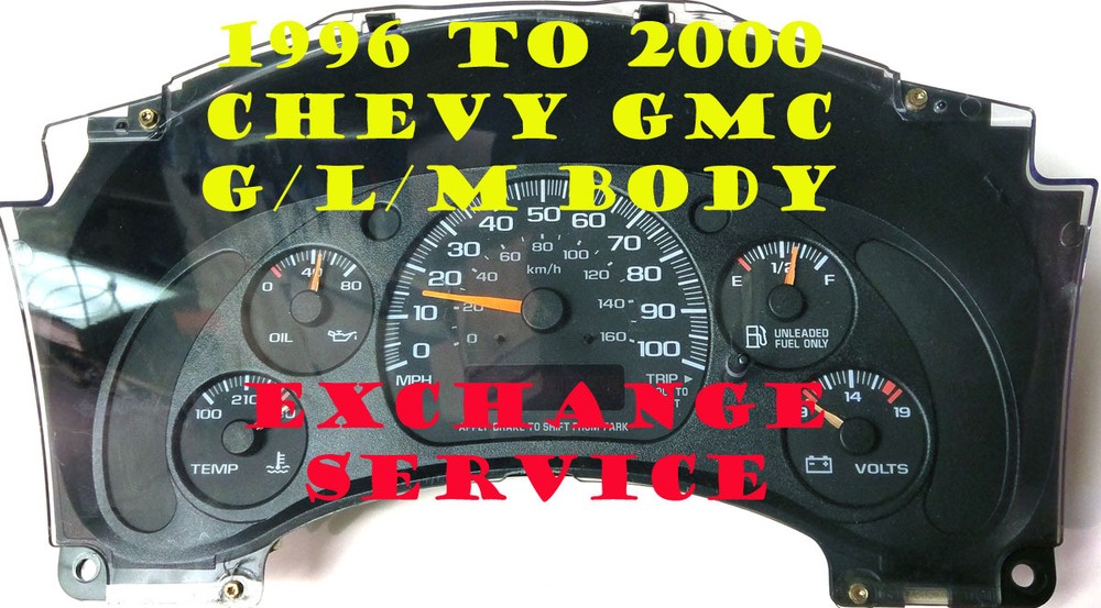 2001 2002 GMC SAVANA CHEVY EXPRESS CLUSTER SOFTWARE & ODOMETER CALIBRATION SERV