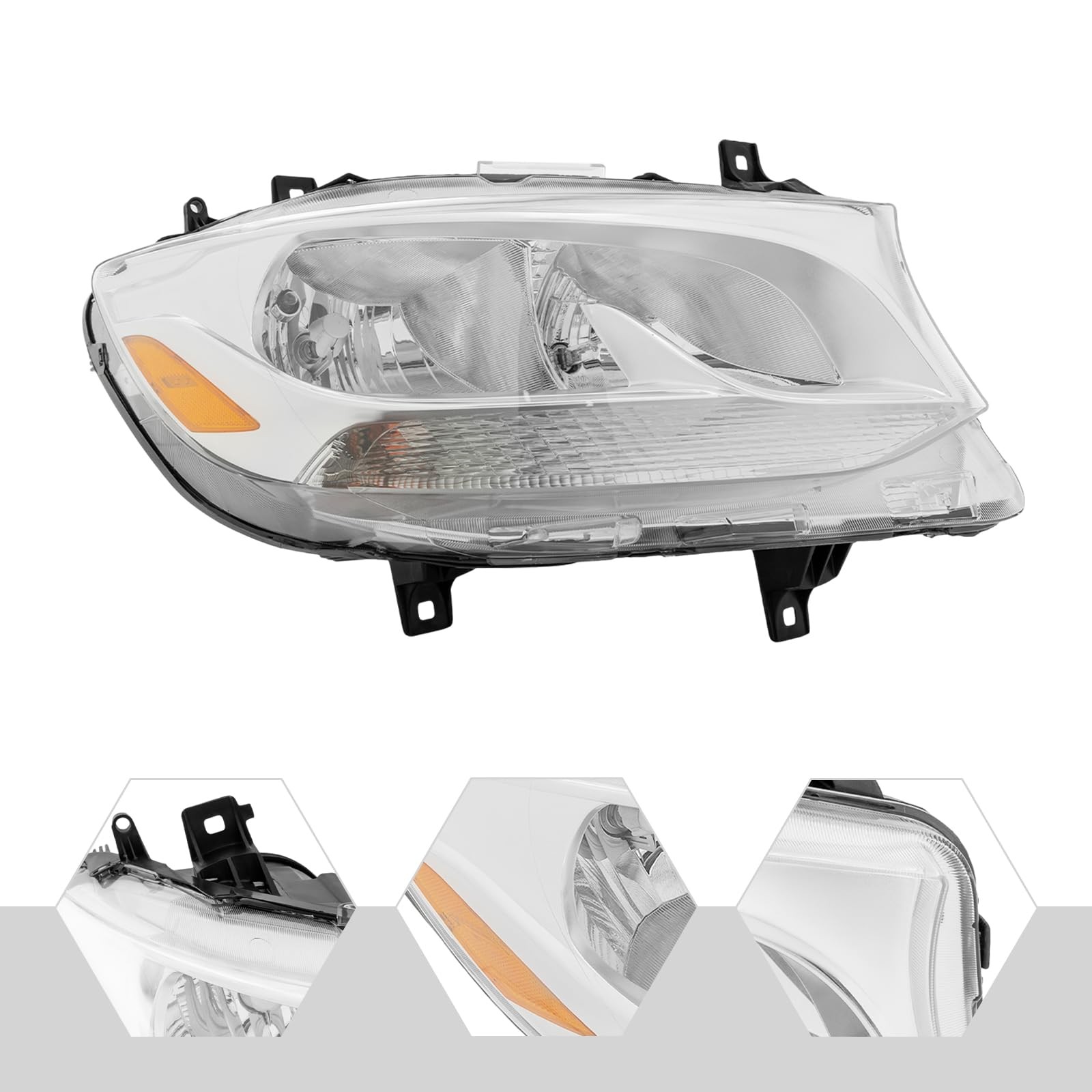 For Mercedes Benz Sprinter Headlight Assembly Halogen Headlamp Right Side
