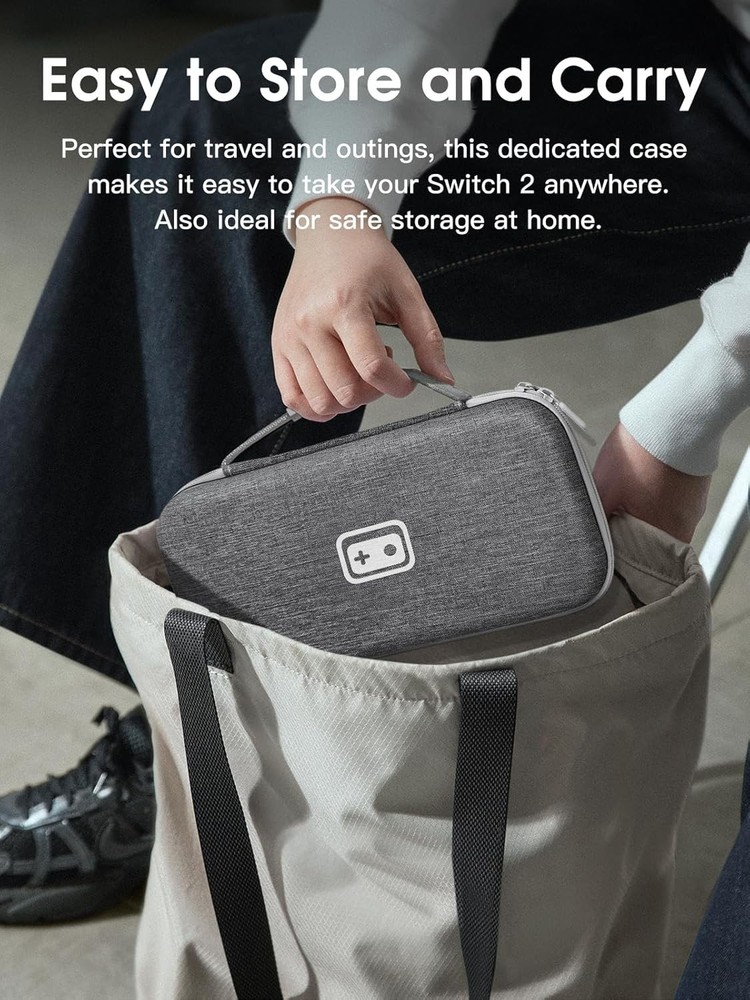 AOLO Carrying Case Compatible with Switch 2 (2025), Portable Hard Protective Tra