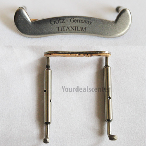 Gotz Viola  Chinrest Screws Set 35.5MM Barrels---Titanium