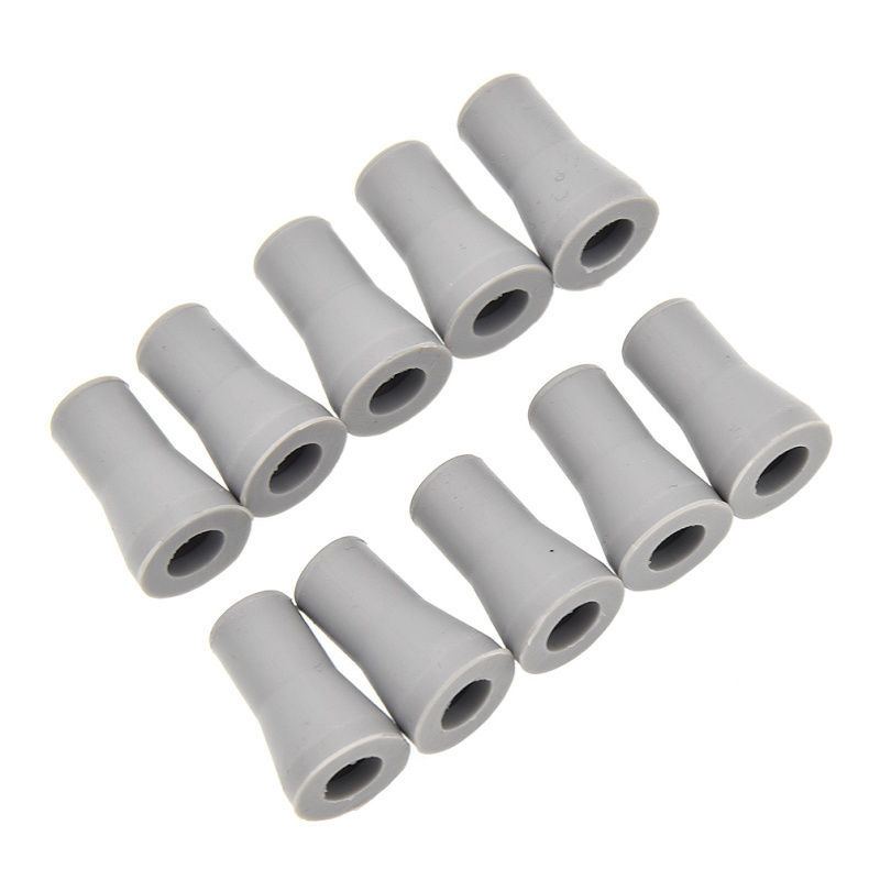 10 Pcs Dental Saliva Ejector Weak Suction Rubber Snap Tip Adapter Replacement