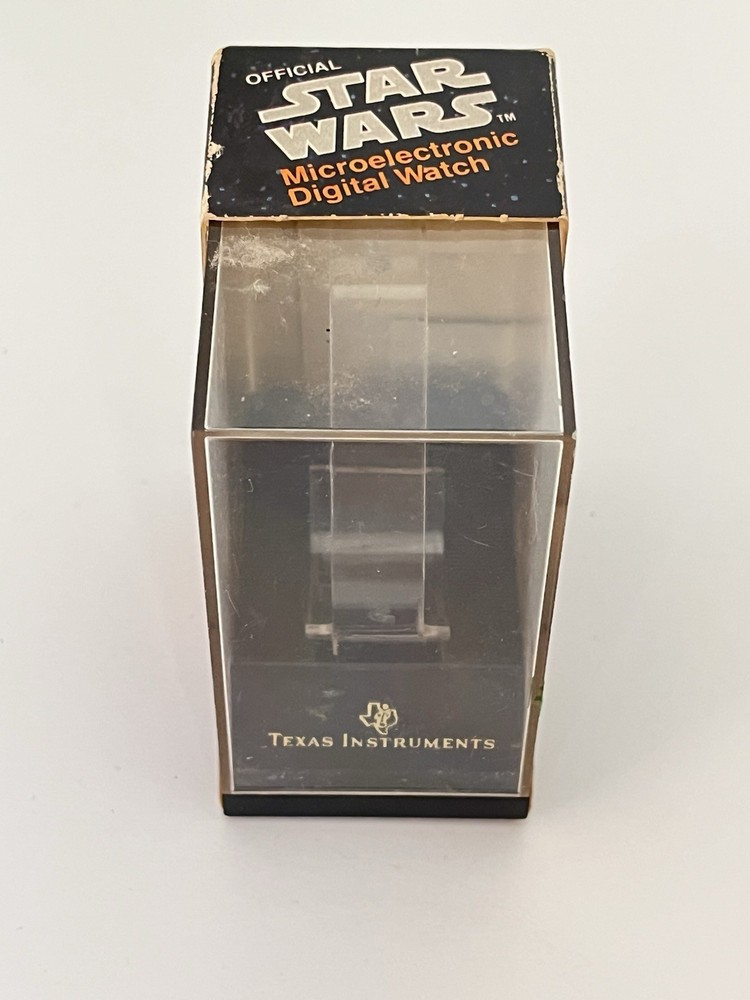 1977 Star Wars Texas Instruments Microelectronic Digital Damaged Watch & Case
