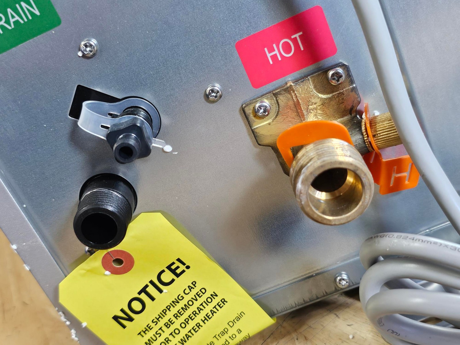 RHEEM ECOH160DVLN-3 Tankless Natural Gas Water Heater 8.4 GPM 157,000 BTU