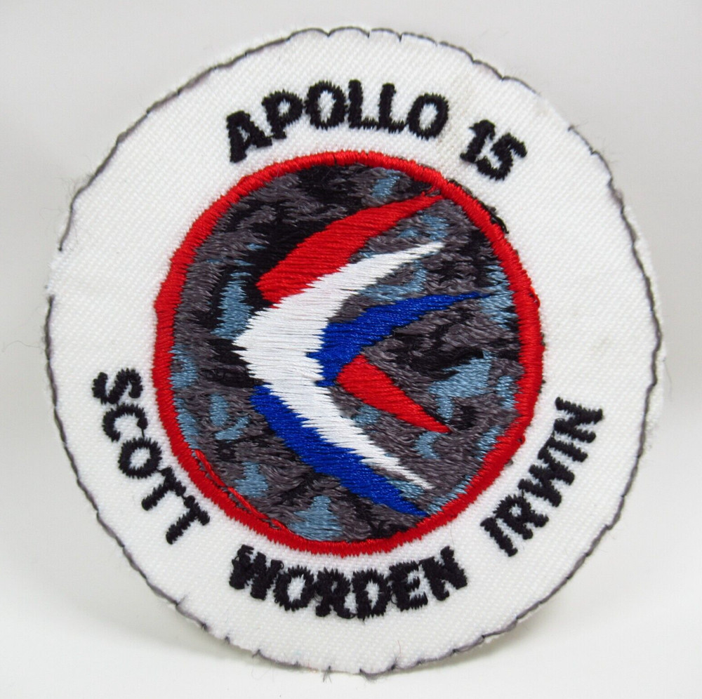Apollo 15 NASA Mission Patch Moon Landing Space Program Vintage