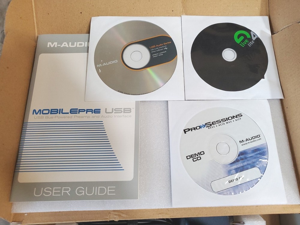 M-Audio MobilePre USB BUS-POWERED Preamp And Audio Interface. Pre-Owned