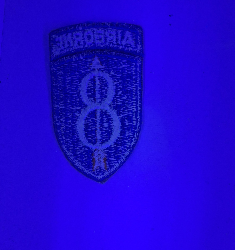 US Army Late 1950's 8th Infantry Division, Attached "Airborne" Tab Patch