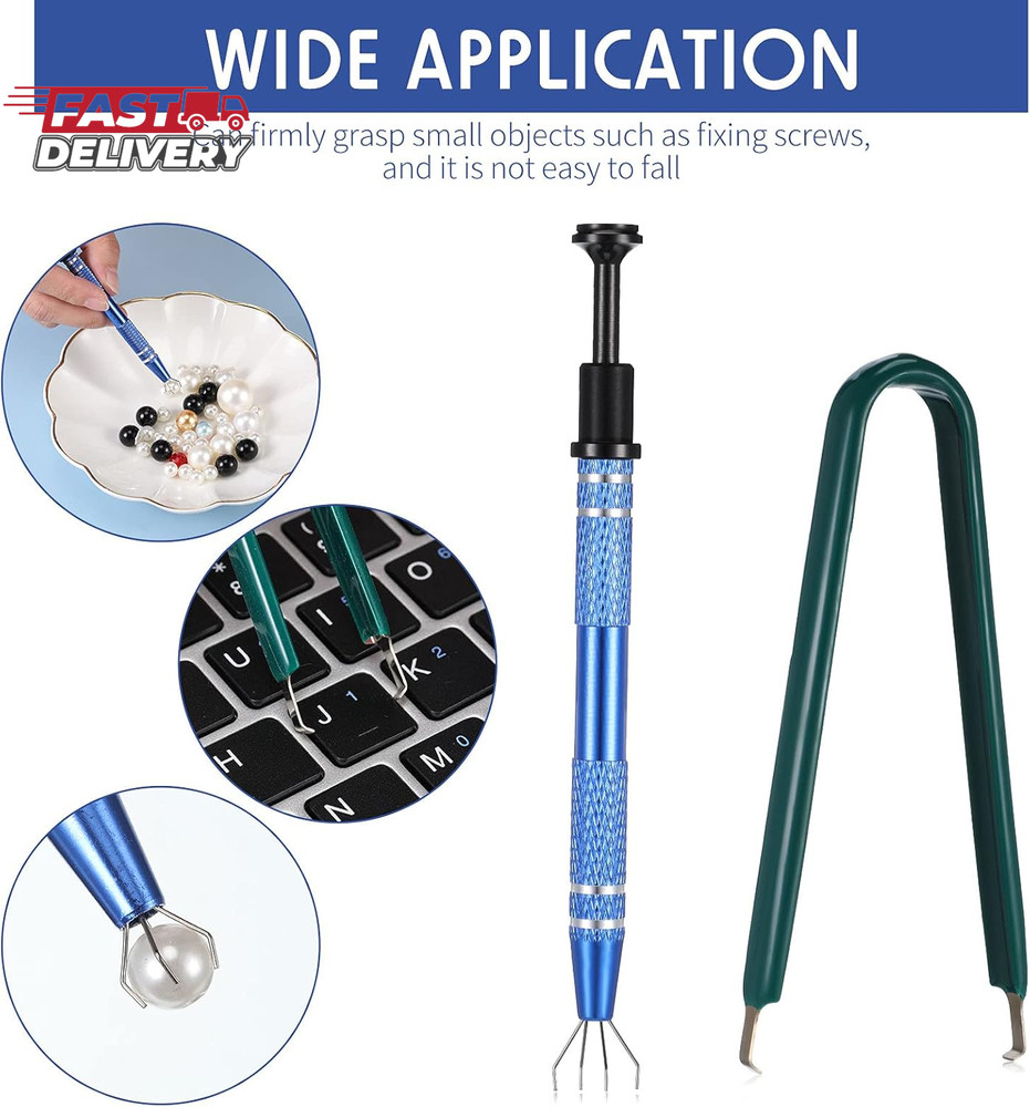 4 Pieces IC Chip Remover Tool IC PLCC Chip Extraction Tool Extractor Puller 4-Cl