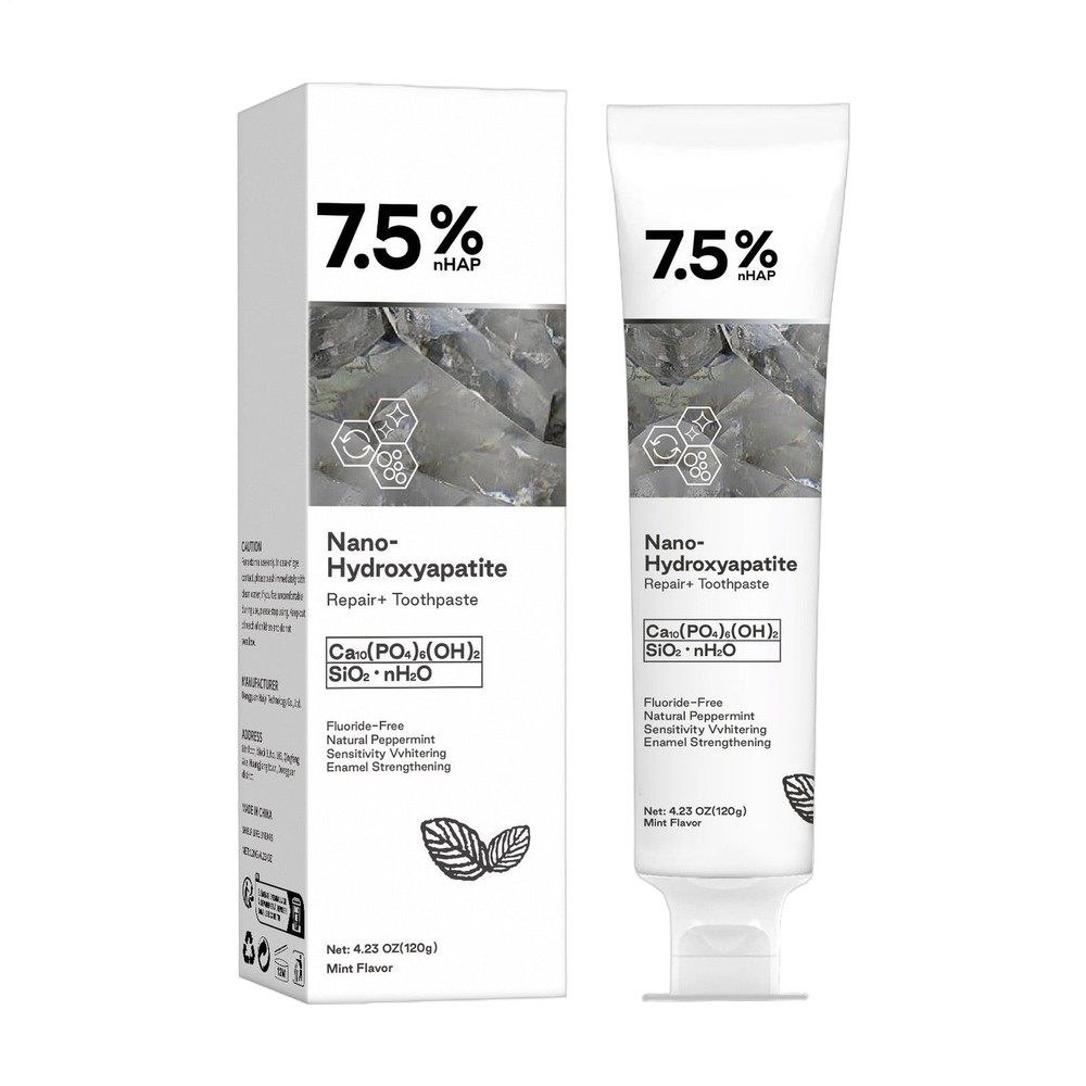 7.5% HAP Hydroxyapatite-Toothpaste Remove Yellow Tooth Stains For Sensitive Teet