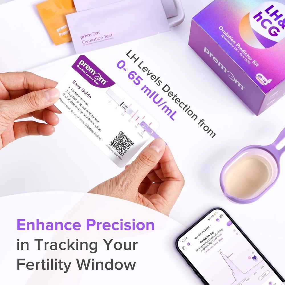 Quantitative Ovulation Predictor Kit - 40 LH + 10 HCG Tests