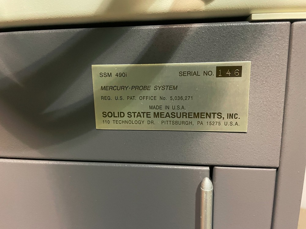 SSM 490i CV System / Solid State Measurements 490i CV System / Wrty/ Mint