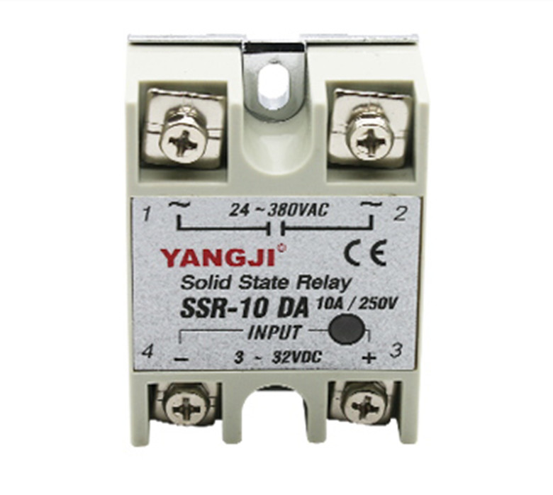 Single-phase Yangming type DC controlled AC DC-AC solid state relay SSR-10DA