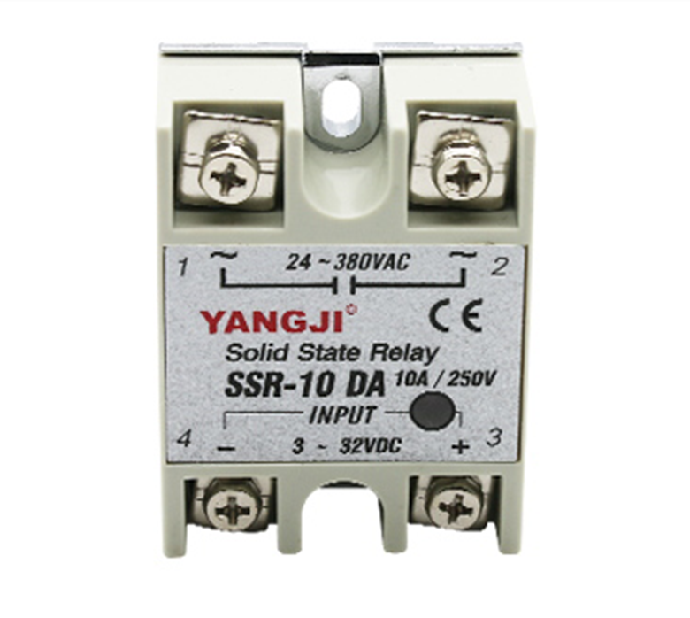 Single-phase Yangming type DC controlled AC DC-AC solid state relay SSR-10DA