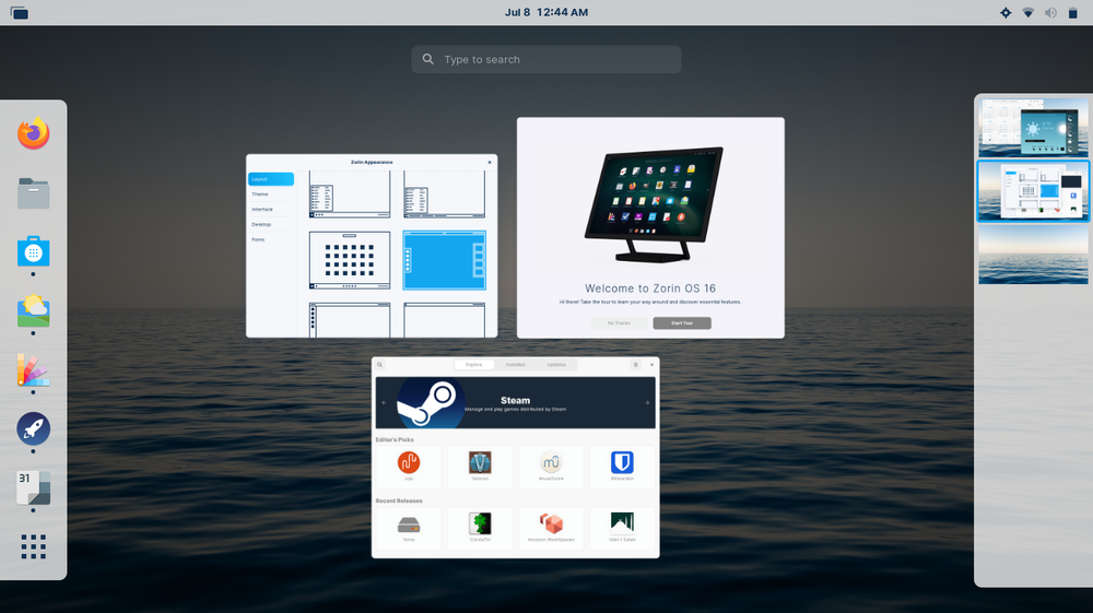 Zorin OS 17 / 16.3 Lite Linux - DVD or USB Flash Drive
