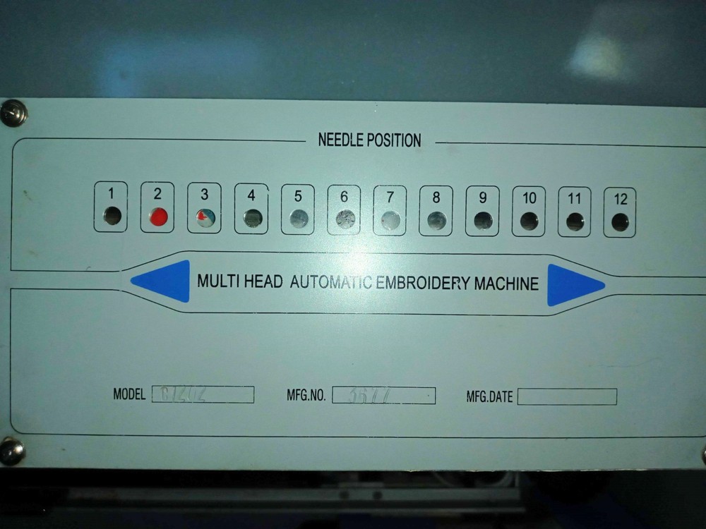 2 head Prodigi commercial embroidery machine - Used