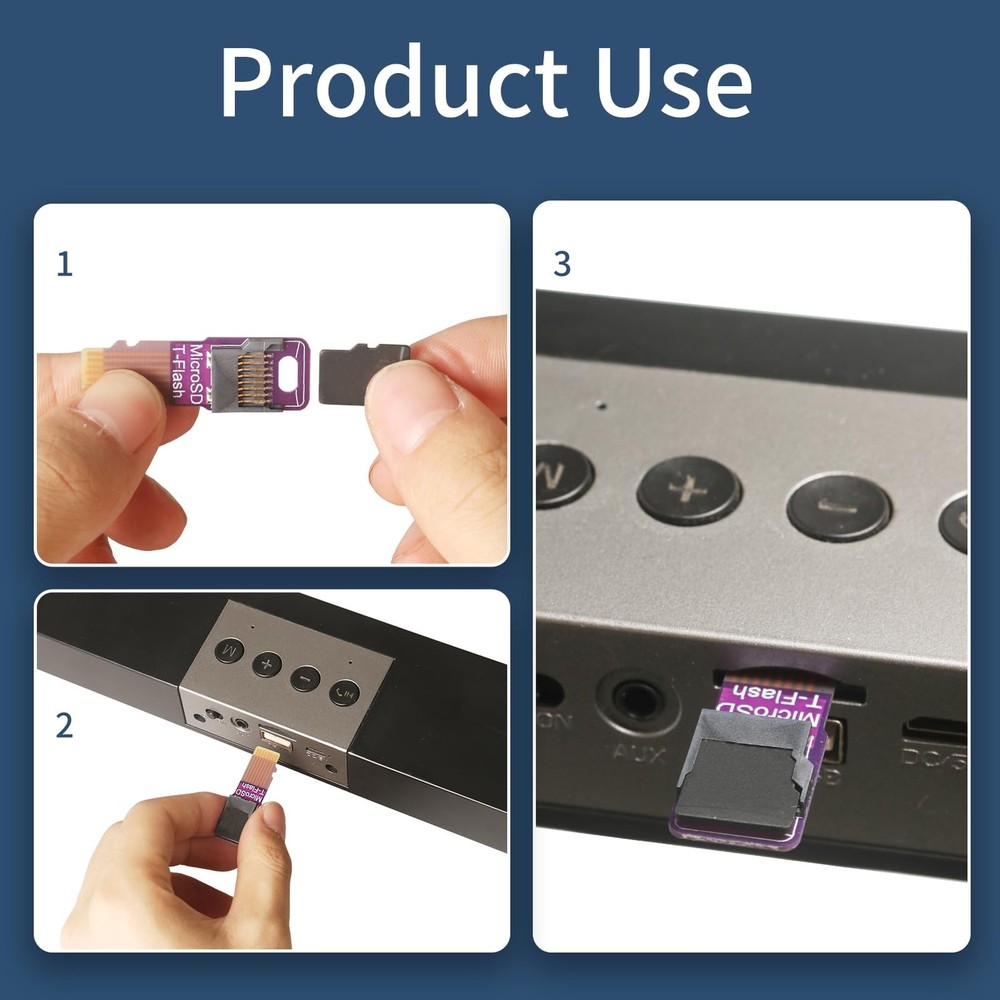 Micro SD Card Extension Board 3D Printer External Car purple