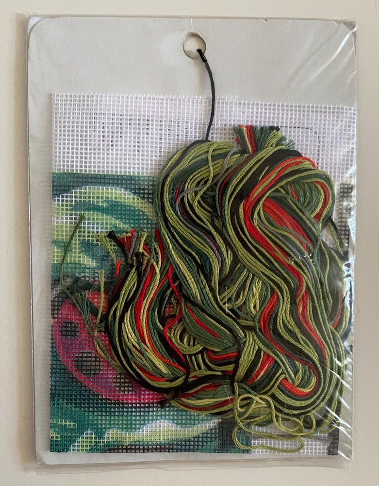 VGT 1996 Dimensions 5x5” Needlepoint called " Ladybug, Ladybug"
