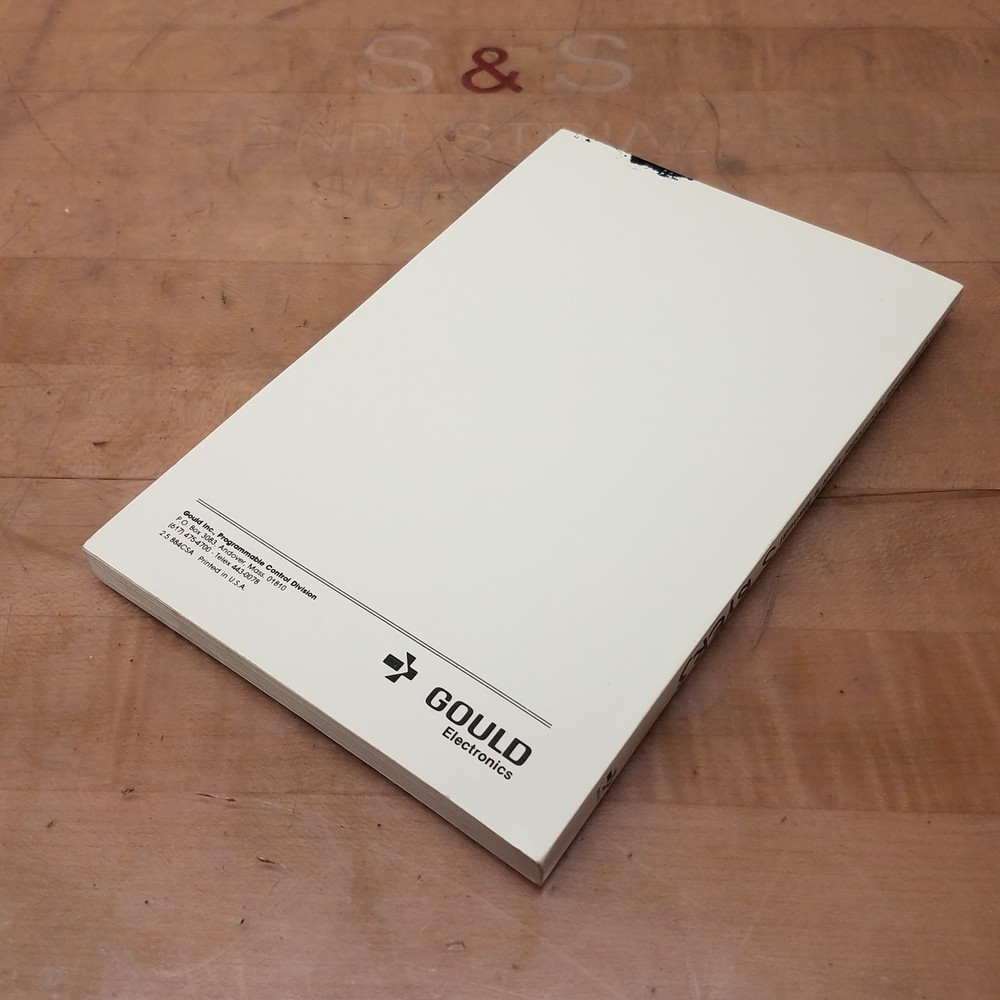 Gould Electronics ML-C484-000 Modicon 484 Programmable Controller Manual, Rev B