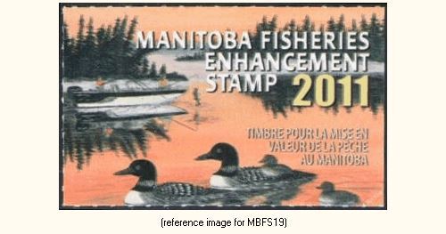 D2K Canada(Manitoba) Salmon Stamp 2011 (---)