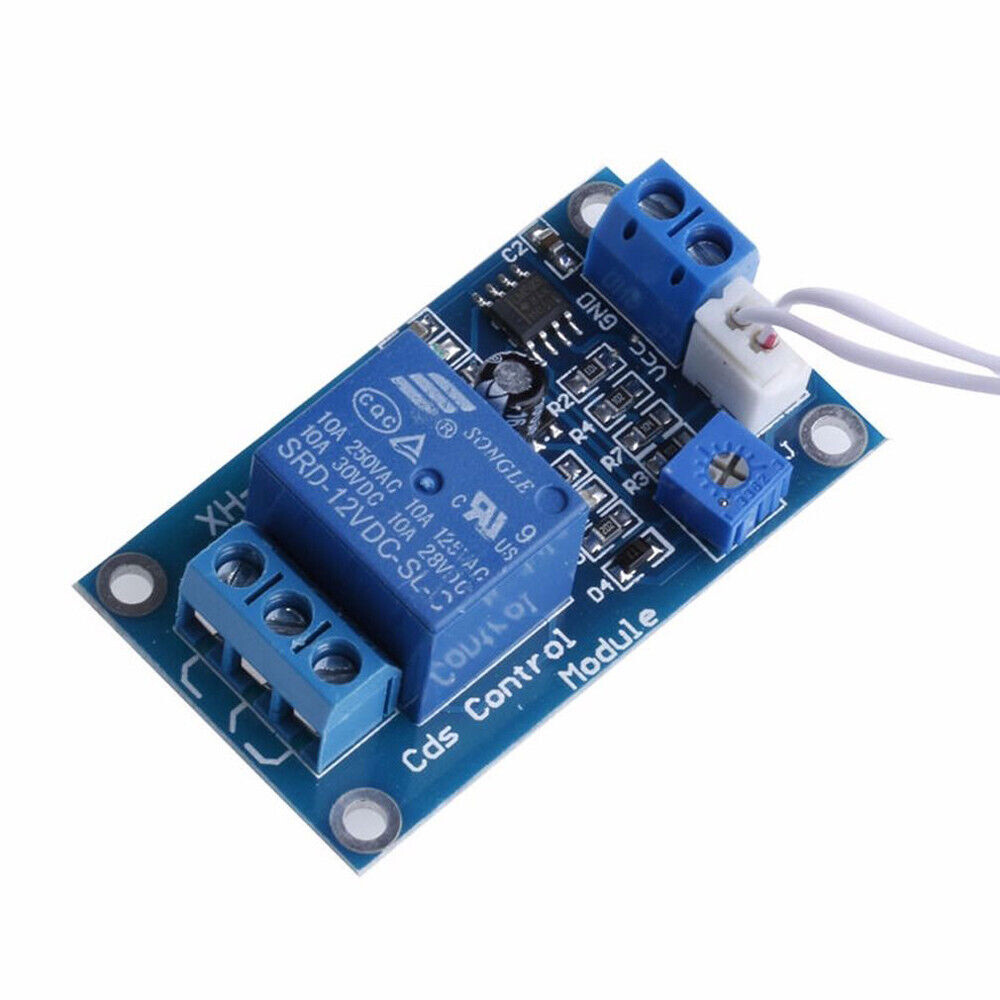 DC 12V Light Detection Photoresistor Relay Sensor Light Control Switch Module