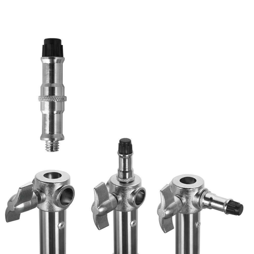 US 2Pcs 280cm Heavy Duty Light Stand Tripod Kit For Studio Flash LED Vedio Light