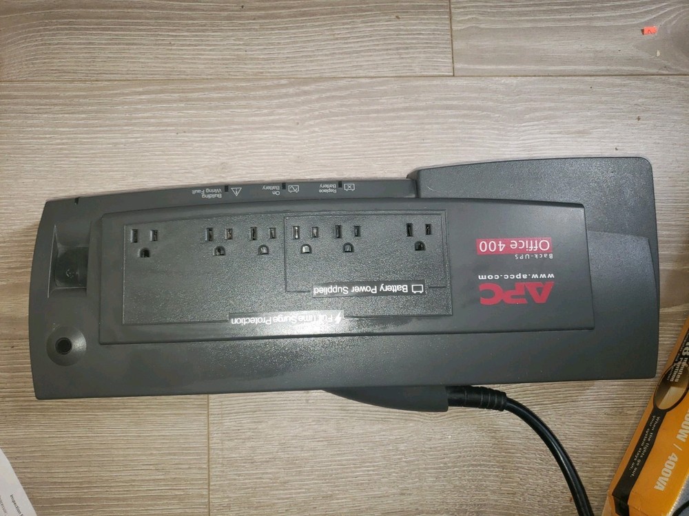 Apc Back-Ups Office 400 Needs A New Battery