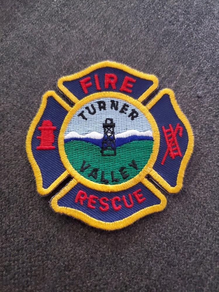 Alberta Canada Turner Valley Fire Rescue Patch