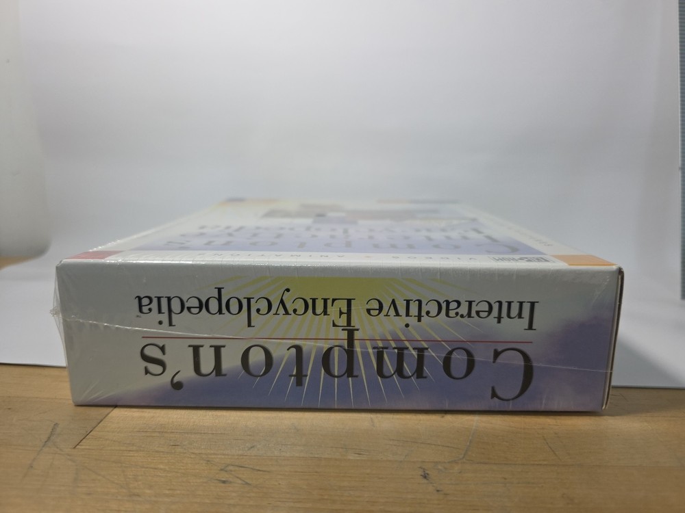 New SEALED 1995 EDITION COMPTON'S INTERACTIVE ENCYCLOPEDIA PC BIG BOX