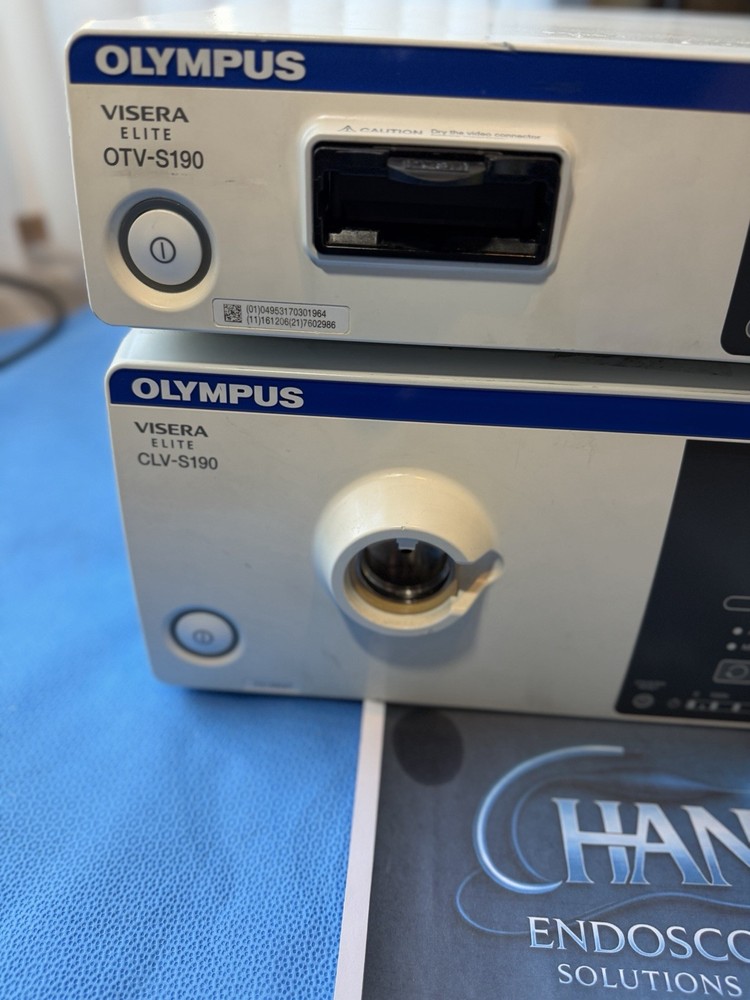 Olympus Visera Elite OTV-S190 Camera System And CLV-S190 Light Source Set
