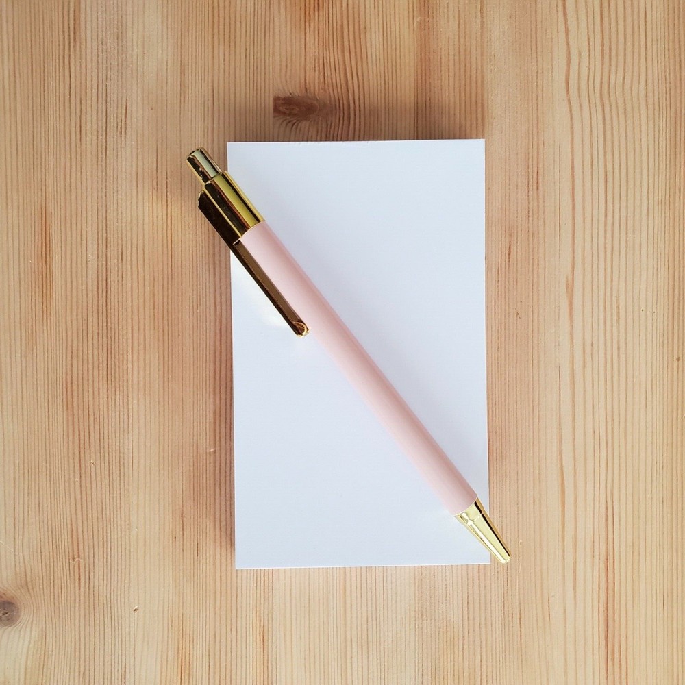 3 x 5 Blank Notepads - 50 sheets per pad (100 pack)