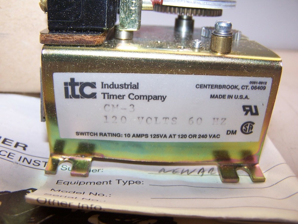 NEW ITC CM-3 PROGRAMMING TIMER 120 VAC