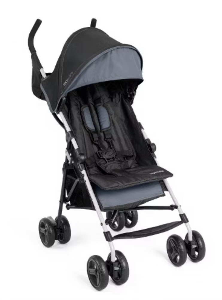 Summer By Ingenuity 3D Mini Convenience Stroller Blue/Black Open Box