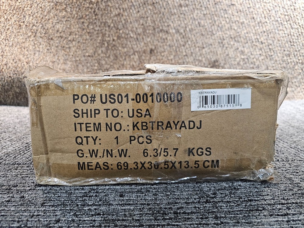 StarTech.com KBTRAYADJ Under Desk-Mount Keyboard Tray - 26.4” Wide - Adjustable