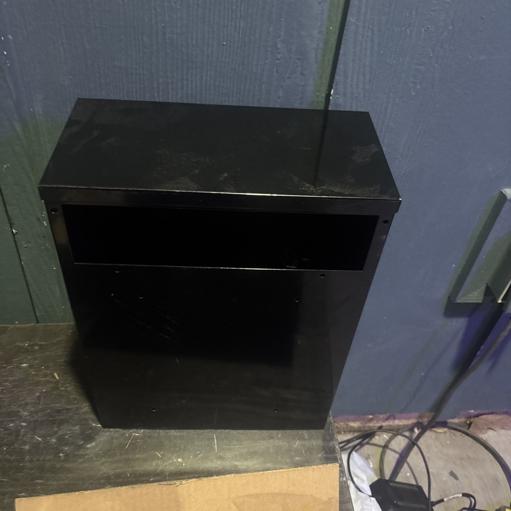 Barska Through-The-Wall Drop Box w/Adjustable Chute CB13954 Black