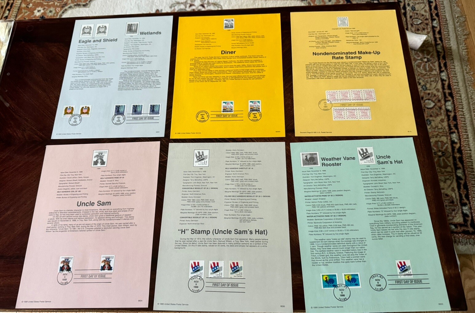 US Stamps First Day Of Issue 31 Sheets In Mint Condition