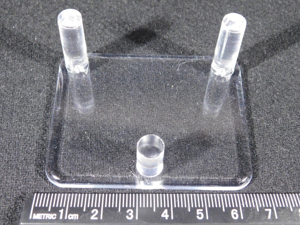 Heavy Duty THREE Post SPHERE Display Stand MEDIUM Size Clear Acrylic