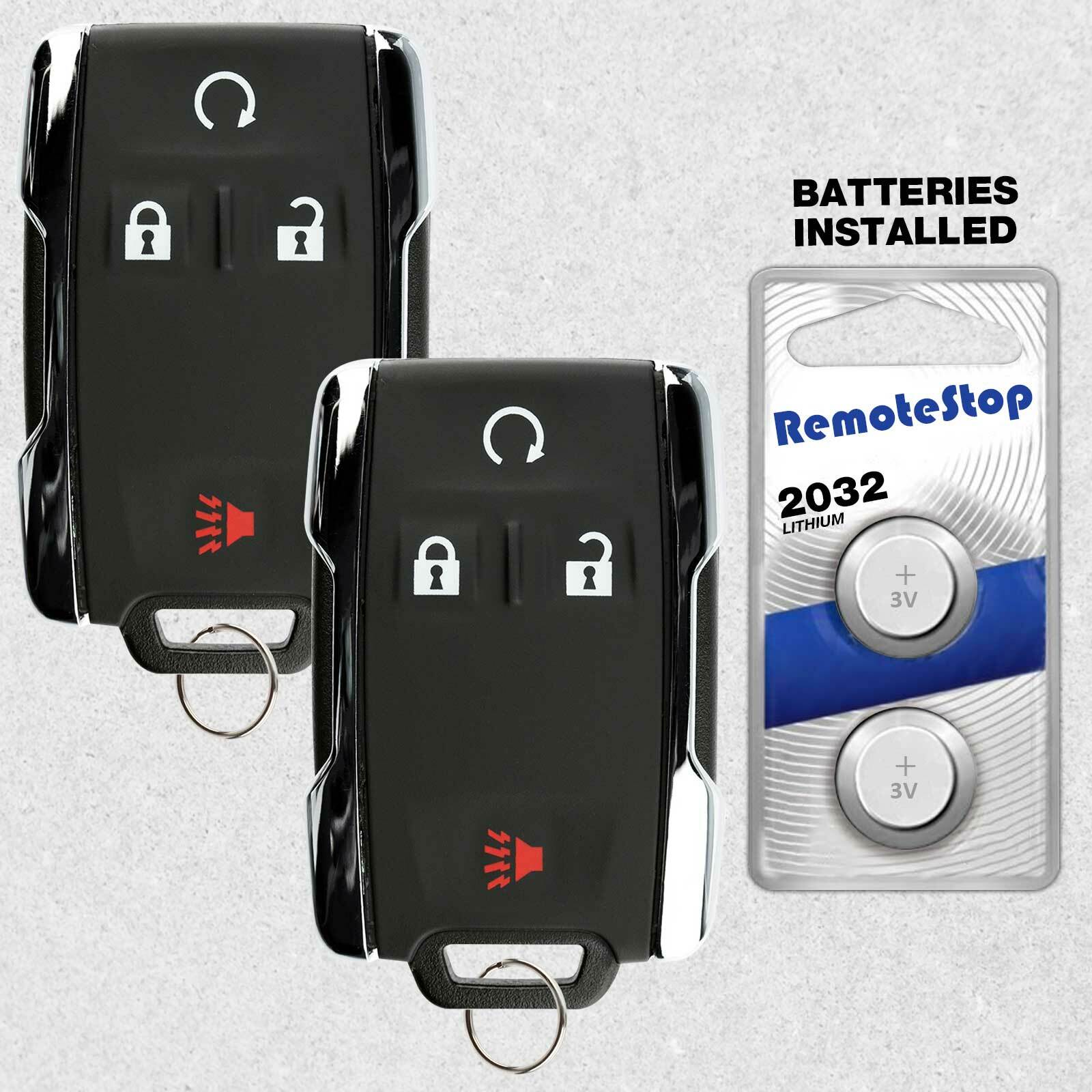 2 For 07 2008 2009 2010 2011 Chevrolet Silverado 1500 2500 3500 Remote Key Fob