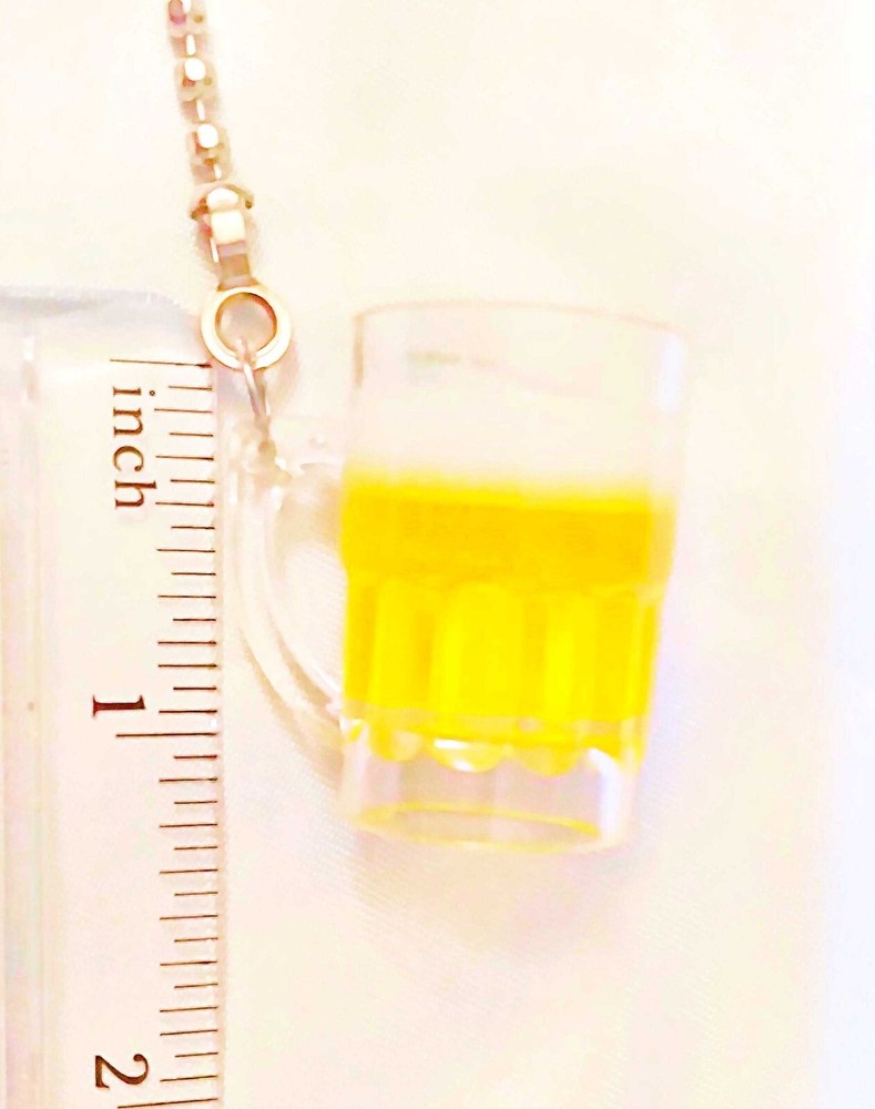 Set of Two ~ BEER MUGS Plastic ~ Ceiling Fan Pulls