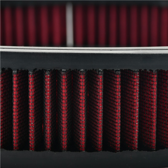 14" X 2" Washable & Reusable Round Air Cleaner Filter Element Replacement Red