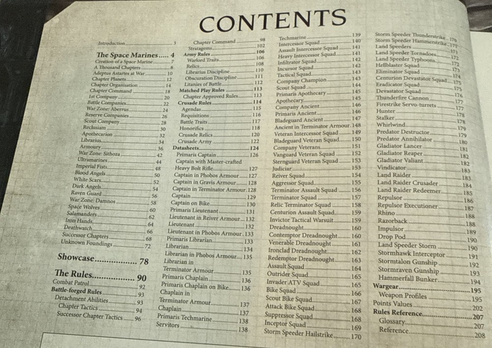 Warhammer 40,000 Codex Space Marines Hardcover