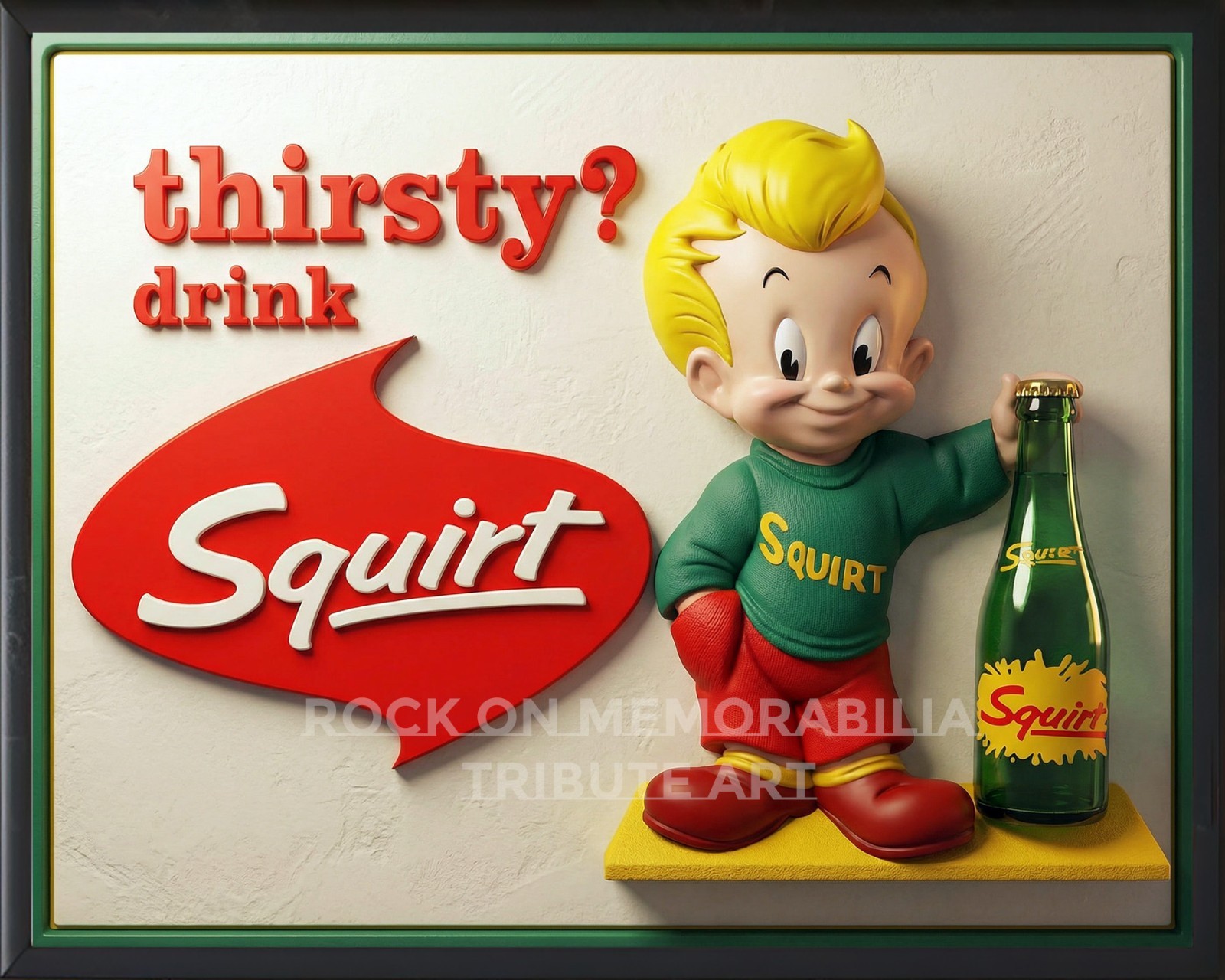 Squirt Soda – Premium Aluminum Metal Sign – 11 x 14