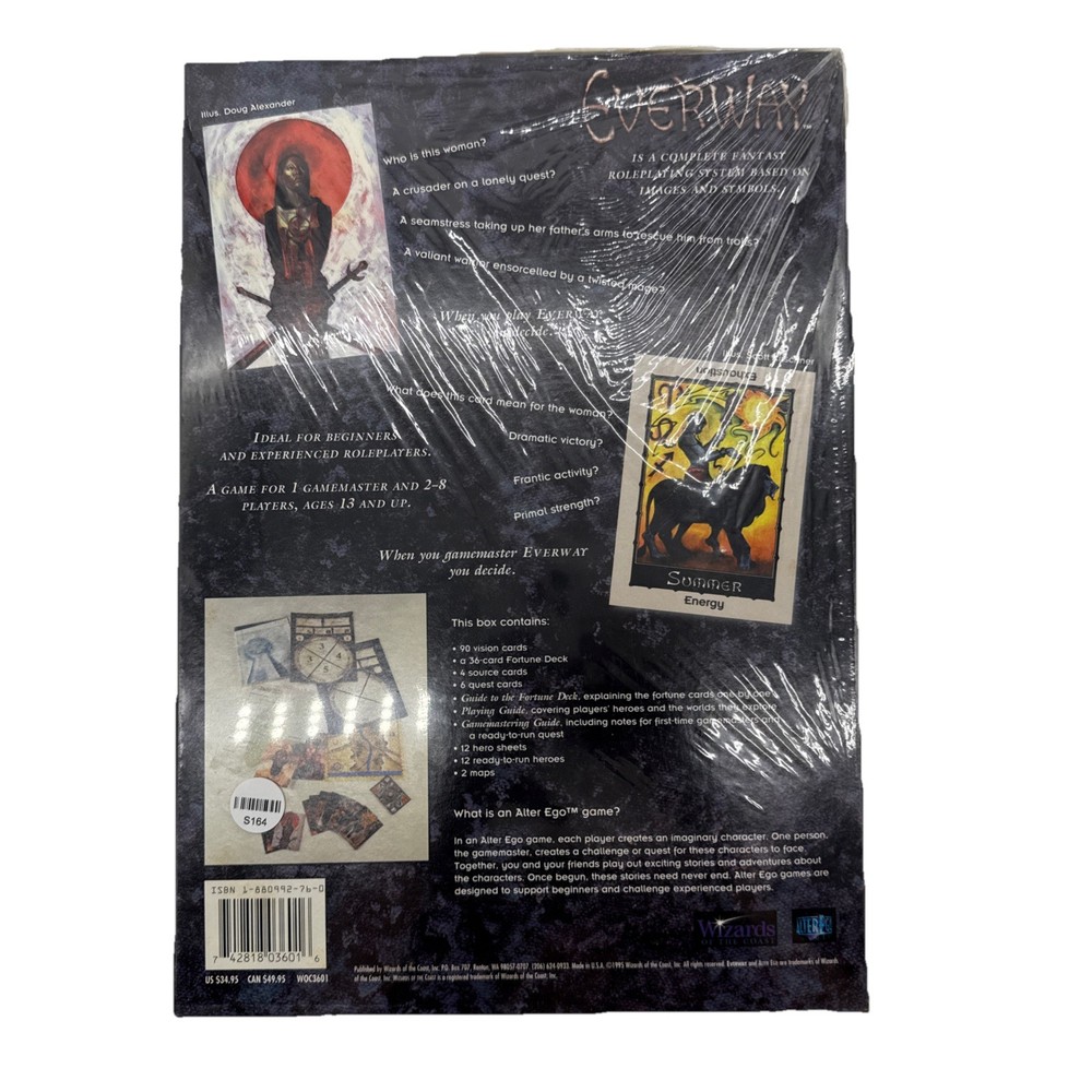 Everway Visionary Role Playing Game Complete Set