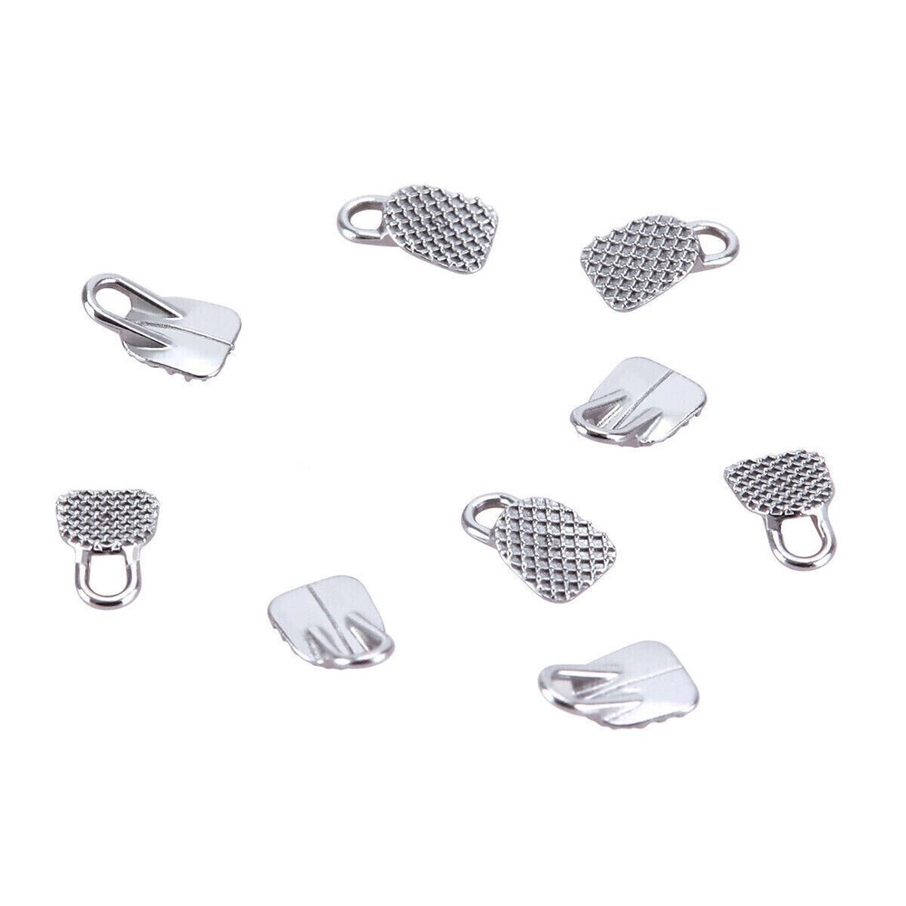 Dental Orthodontic Material Bondable Traction Hook Lingual Button Rectangular
