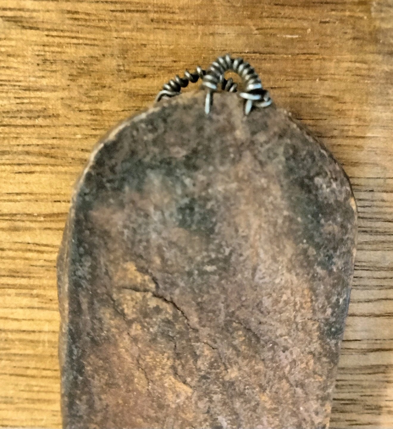 Antique African Maasai Beaded Leather Strap 8" Petina & Handbeading - Decorative