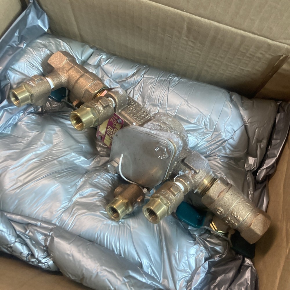 WATTS REGULATOR 1/2" 007 QT DOUBLE CHECK BACKFLOW PREVENTER VALVE ASSEMBLY