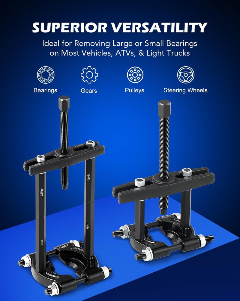 Bearing Puller Set, 5 Ton Capacity Separator, black bearing separator