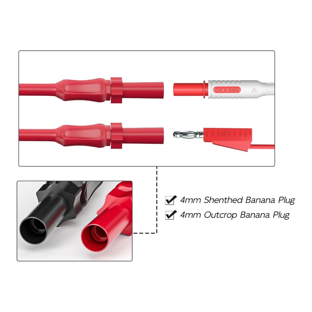 Multimeter Test Leads Kit FOR Automotive Electrical Testing Probes